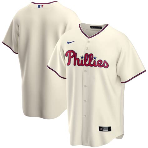 men's philadelphia phillies nike cream alternate replica team jersey|phillies nike shirt.